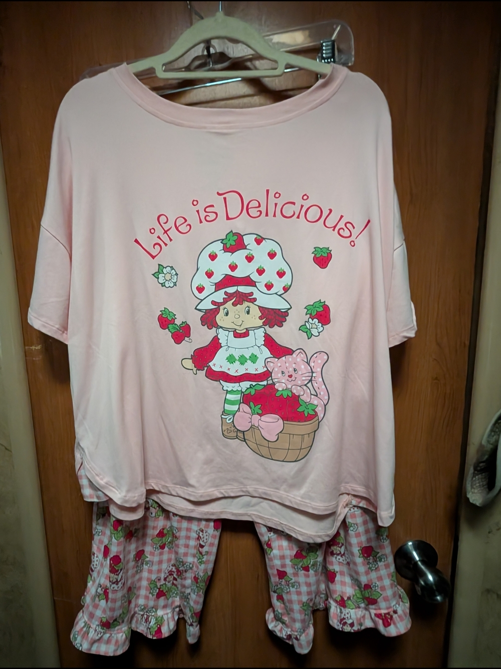 Strawberry Pink Pajama Set - Life is Delicious